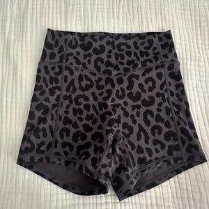 Balance Athletica Black Leopard Print Athletic Shorts